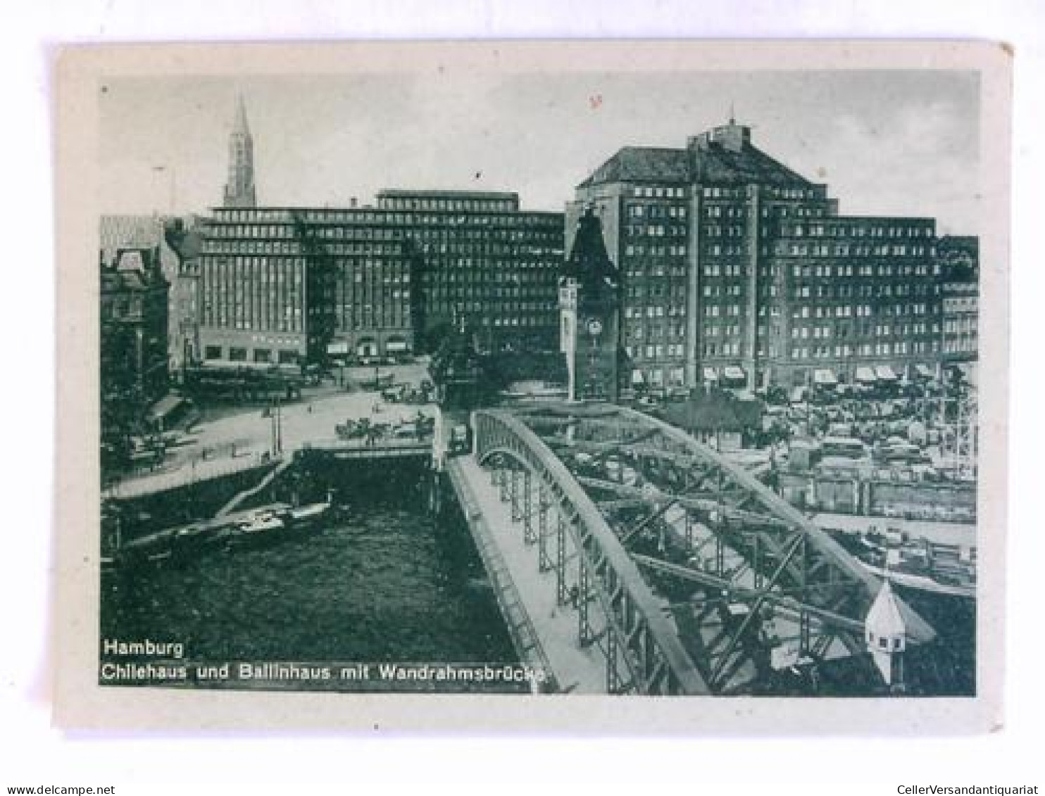 Postkarte: Chilehaus Und Ballinhaus Mit Wandrahmsbrücke Von Hamburg - Non Classés