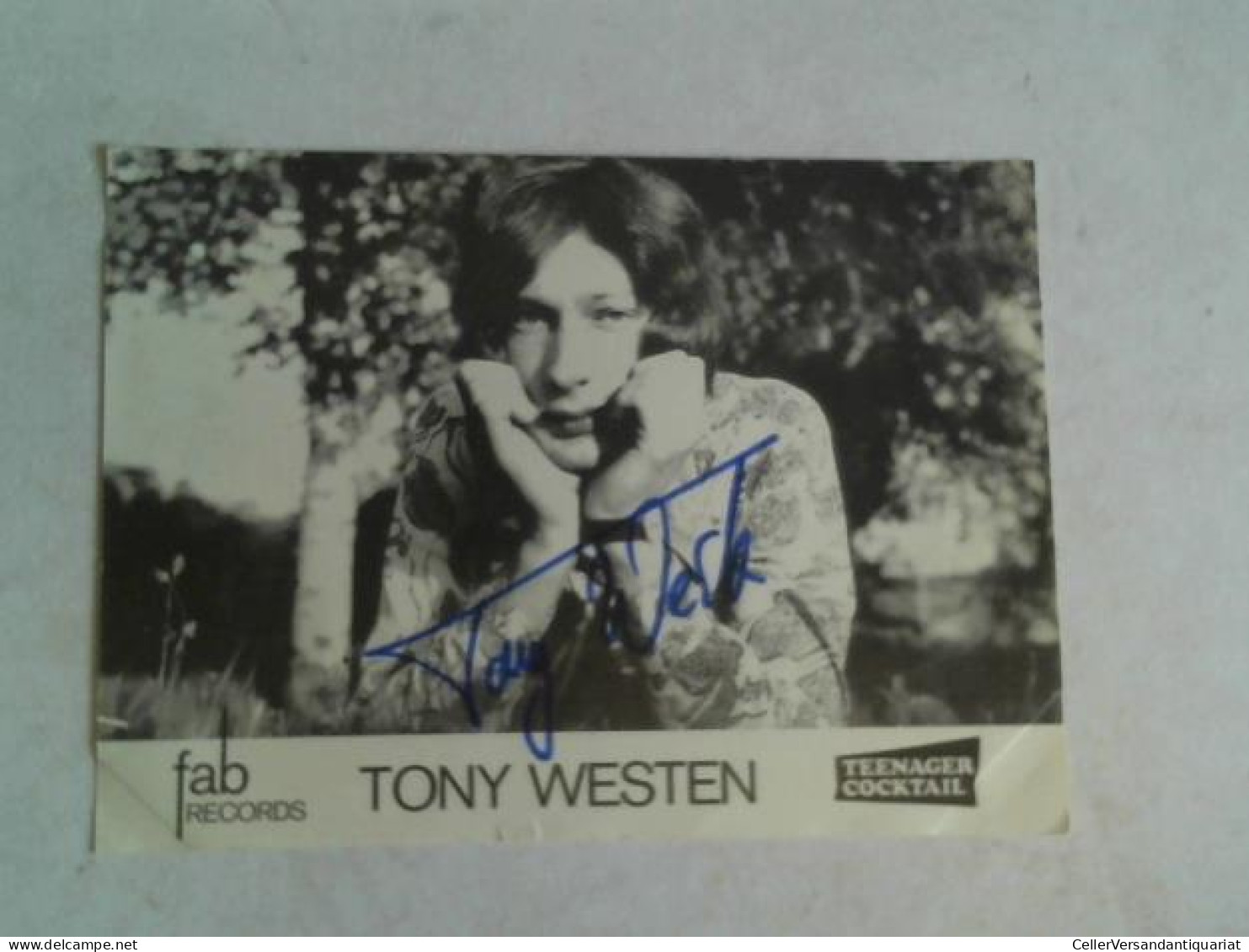 Autogrammkarte Mit Original Signatur Von Westen, Tony - Non Classés