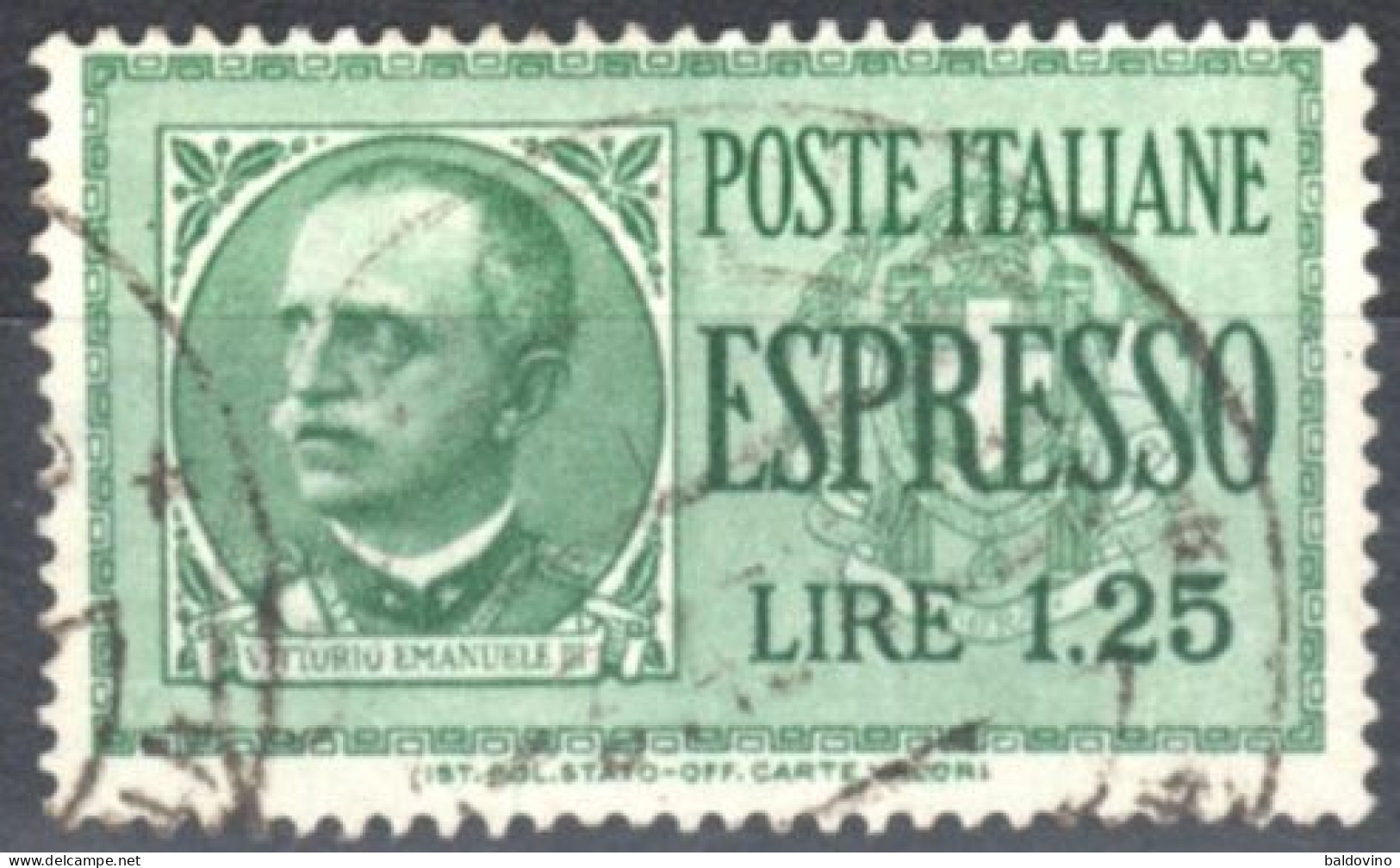 Italia 1926/1932 Espresso 1,25 £.due Valori Nuovo E Usato - Exprespost