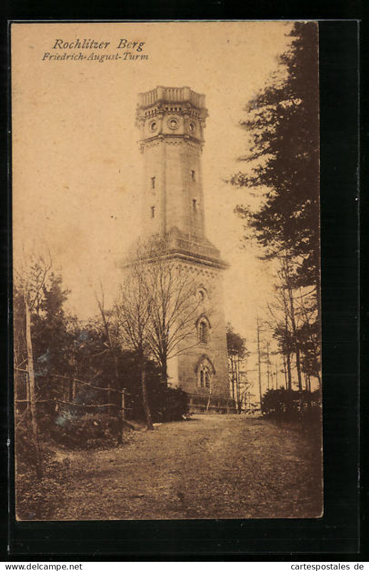 AK Rochlitzer Berg, Friedrich-August-Turm  - Rochlitz