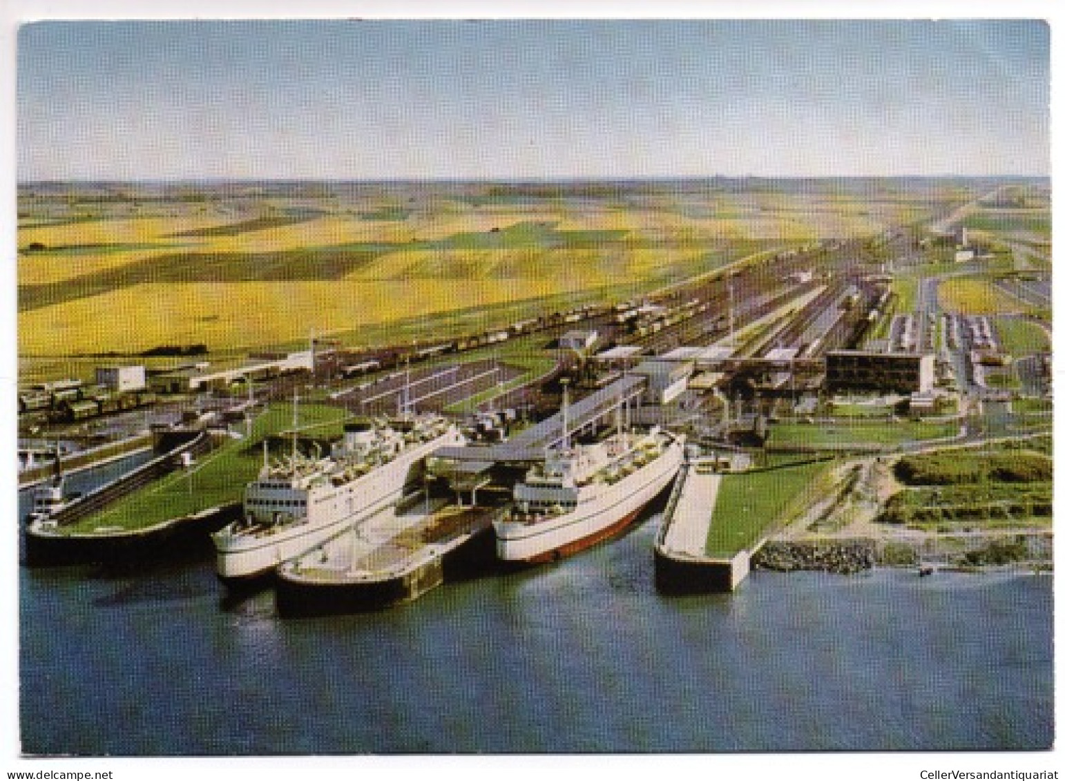 Postkarte: Fährhafen Pultgarden Von Fehmarn - Non Classés