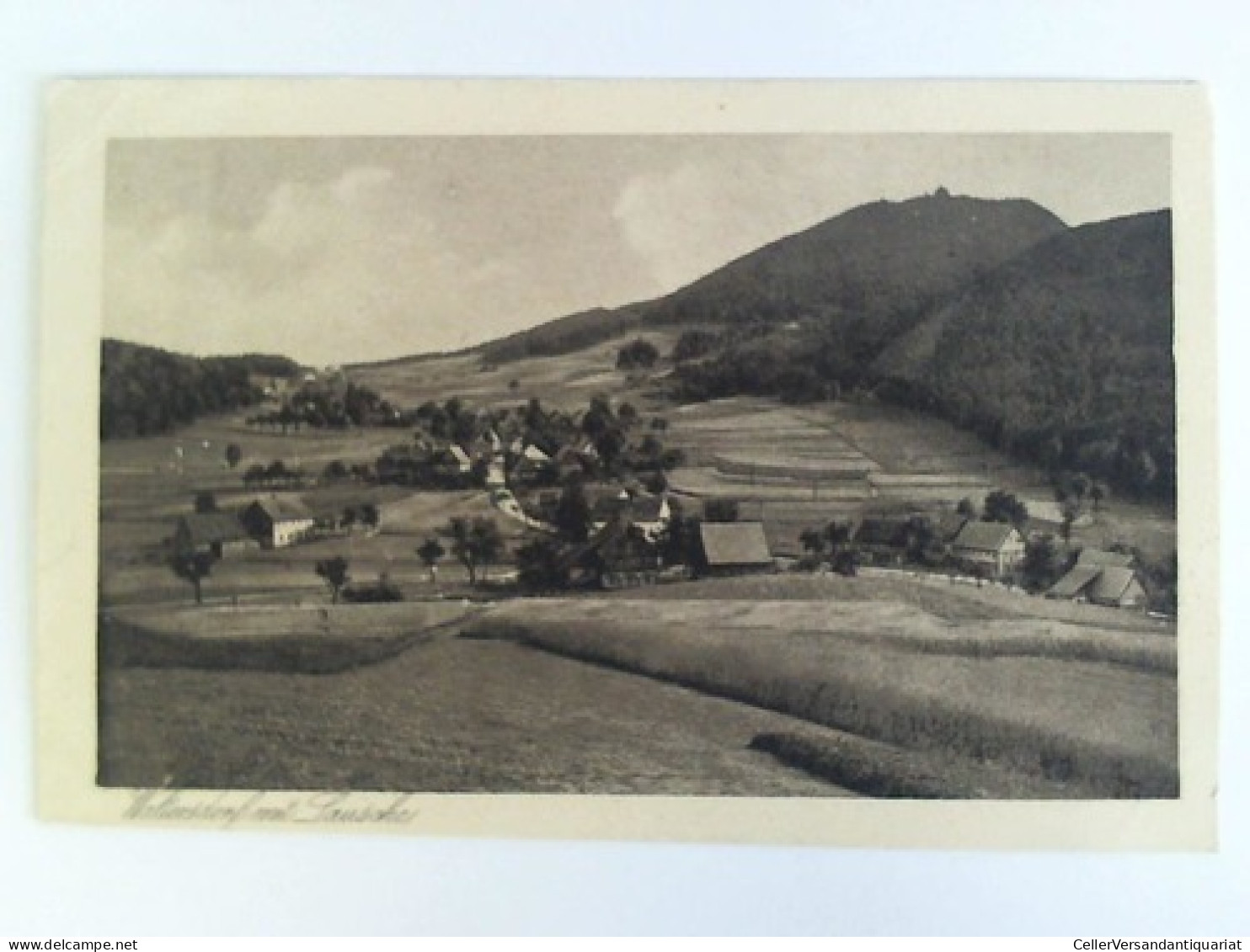 Postkarte: Waltersdorf Mit Lausche Von Waltersdorf - Non Classés