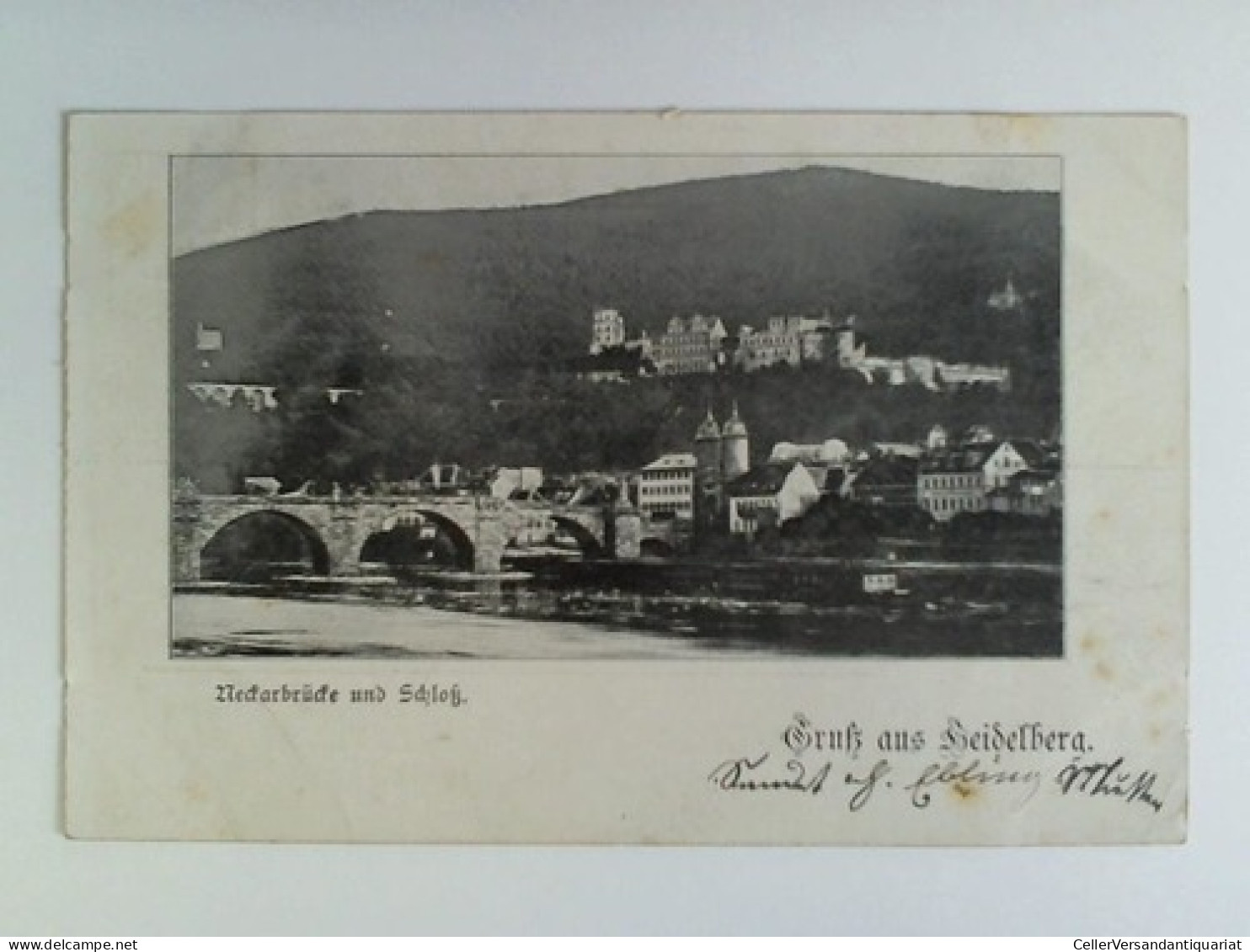 Postkarte: Gruss Aus Heidelberg - Neckarbrücke Und Schloß Von Heidelberg - Non Classés