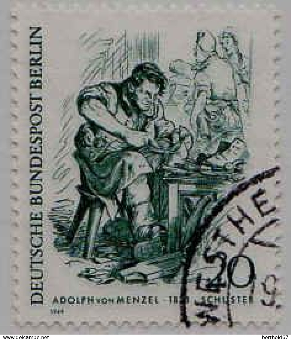 Berlin Poste Obl Yv:324/326 Berlin 19.Siècle Allers Adolf Von Menzel & Franz Kruger - Used Stamps