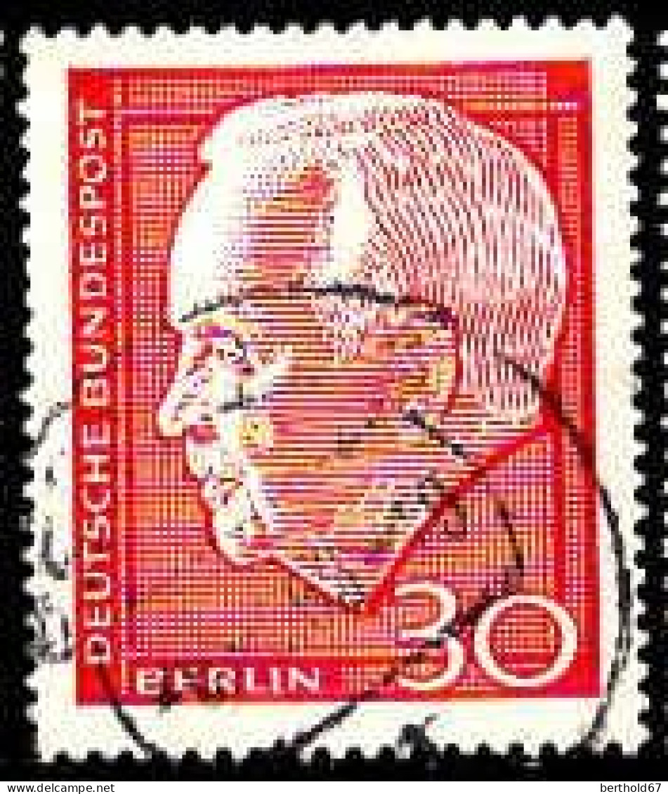 Berlin Poste Obl Yv:289/290 Heinrich Lübke (cachet Rond) - Used Stamps