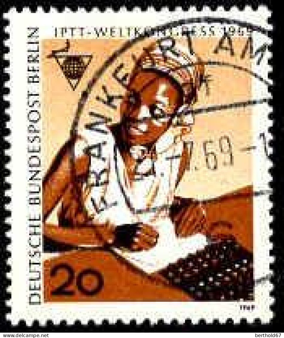 Berlin Poste Obl Yv:314/317 20.IPTT-Weltkongress (TB Cachet) - Used Stamps