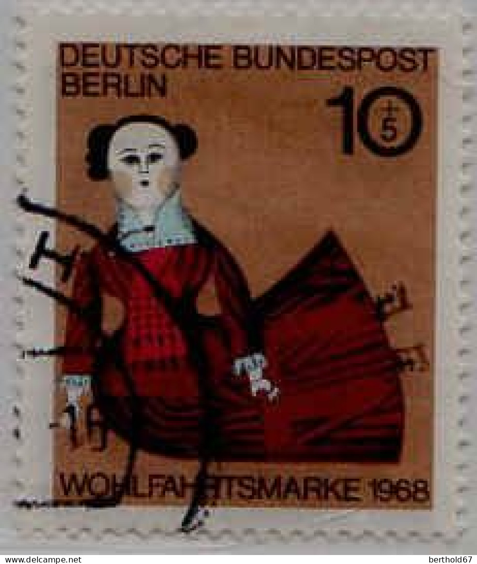 Berlin Poste Obl Yv:297/300 Bienfaisance Poupées (Beau Cachet Rond) - Used Stamps