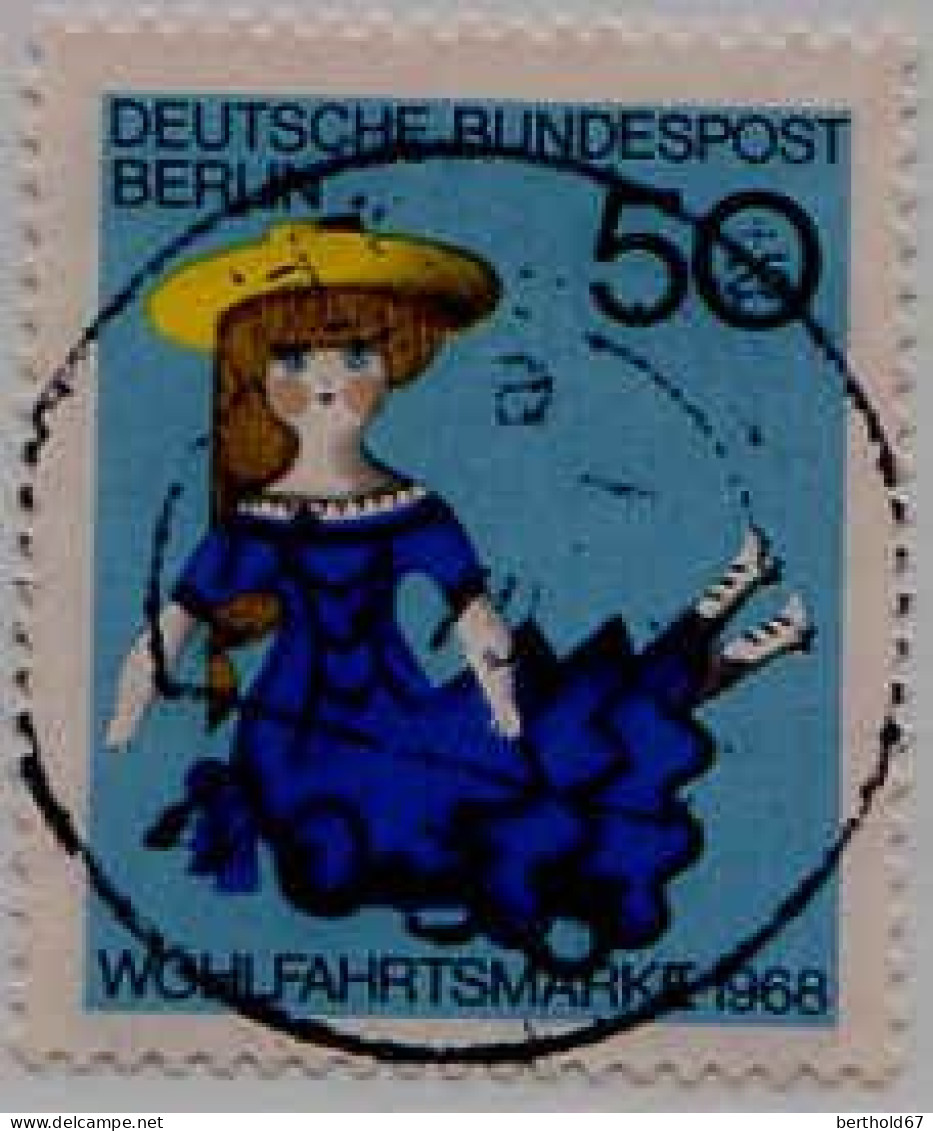 Berlin Poste Obl Yv:297/300 Bienfaisance Poupées (Beau Cachet Rond) - Used Stamps