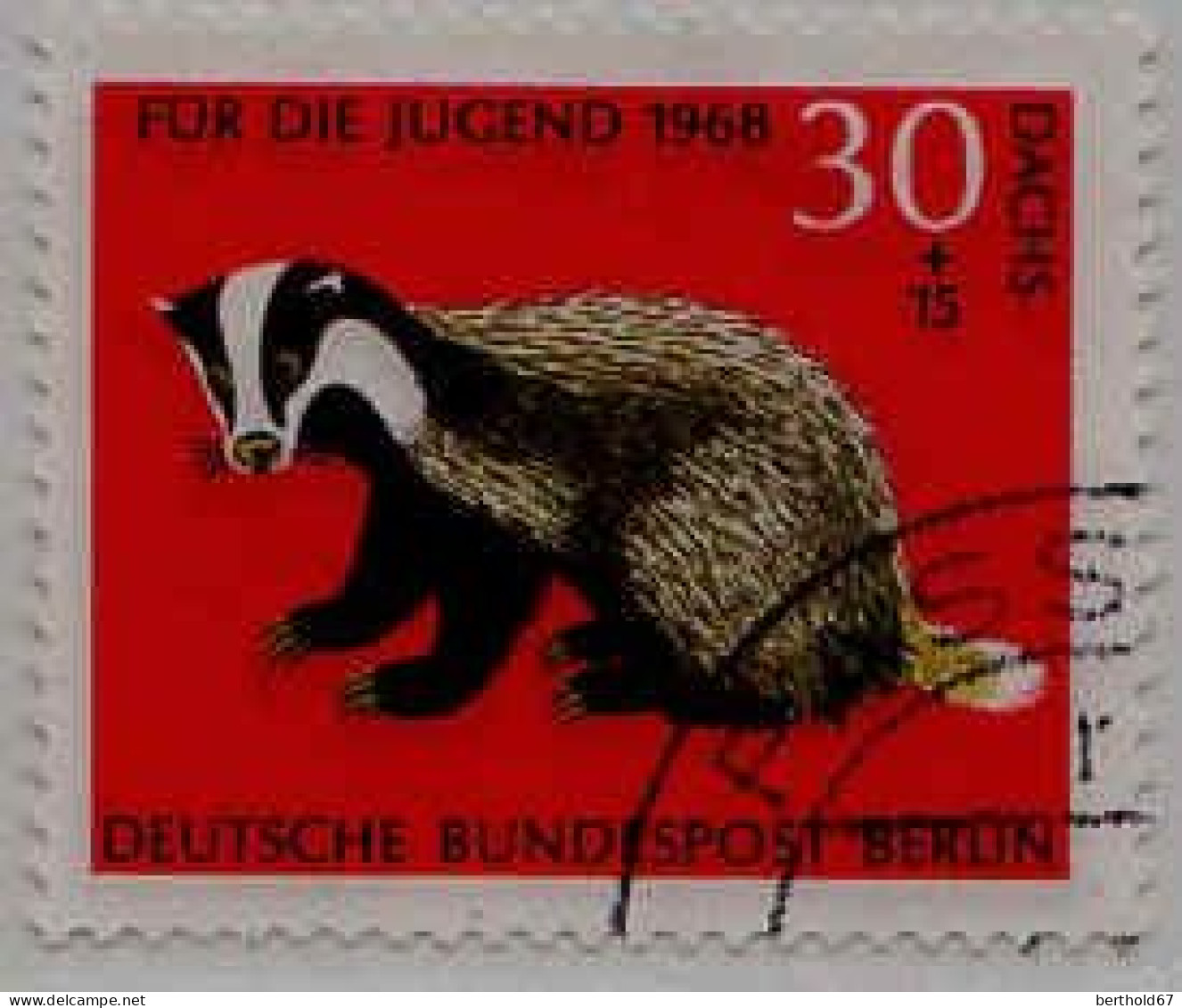 Berlin Poste Obl Yv:291/294 Pour La Jeunesse Animaux Menacés De Disparition - Used Stamps