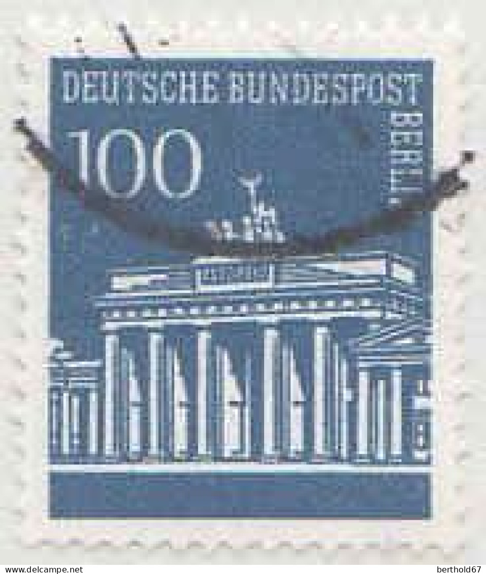 Berlin Poste Obl Yv:257/261 Porte De Brandenburg Berlin (Beau Cachet Rond) - Used Stamps