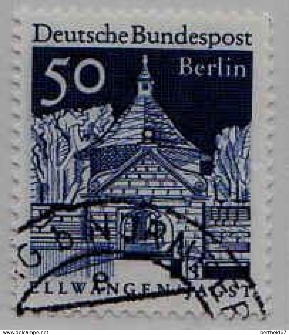 Berlin Poste Obl Yv:271/277A Edifices Allemands (cachet Rond) - Used Stamps