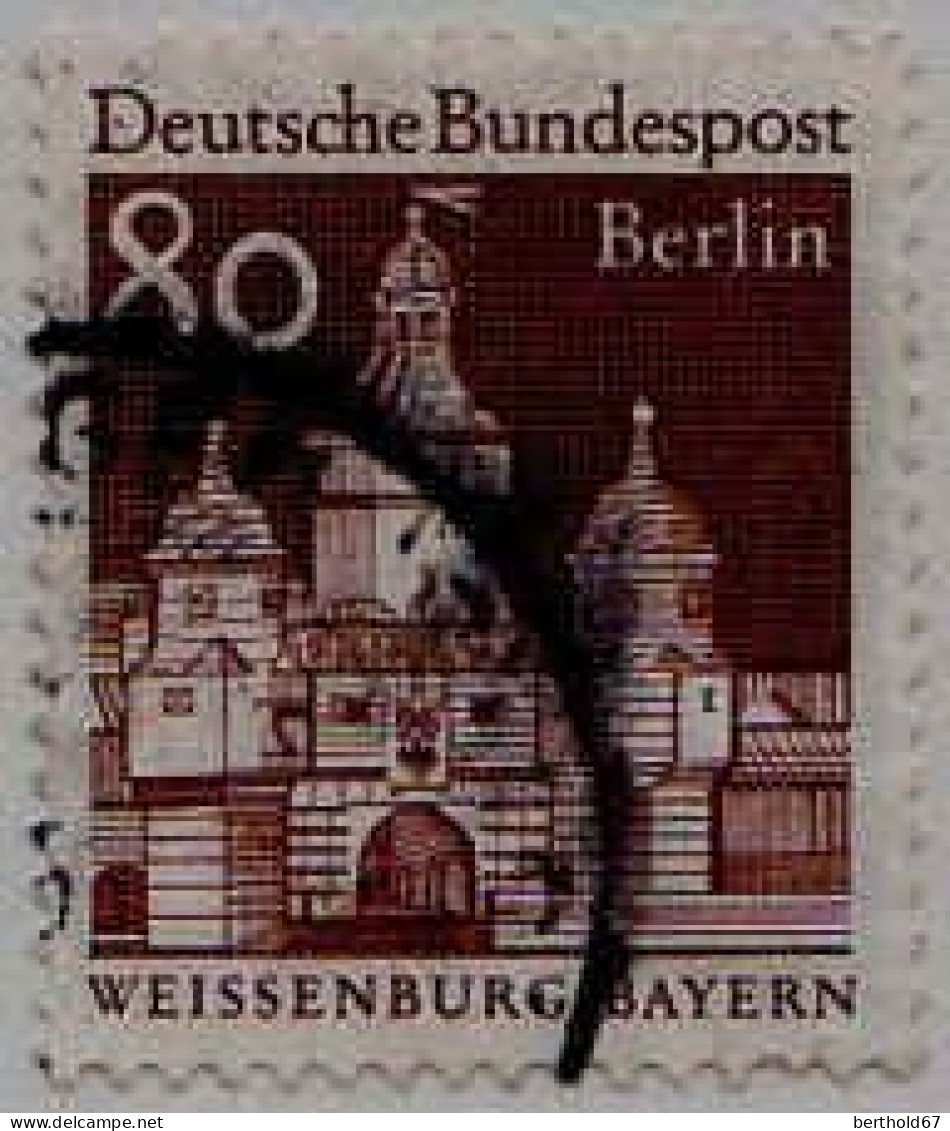 Berlin Poste Obl Yv:271/277A Edifices allemands (cachet rond)