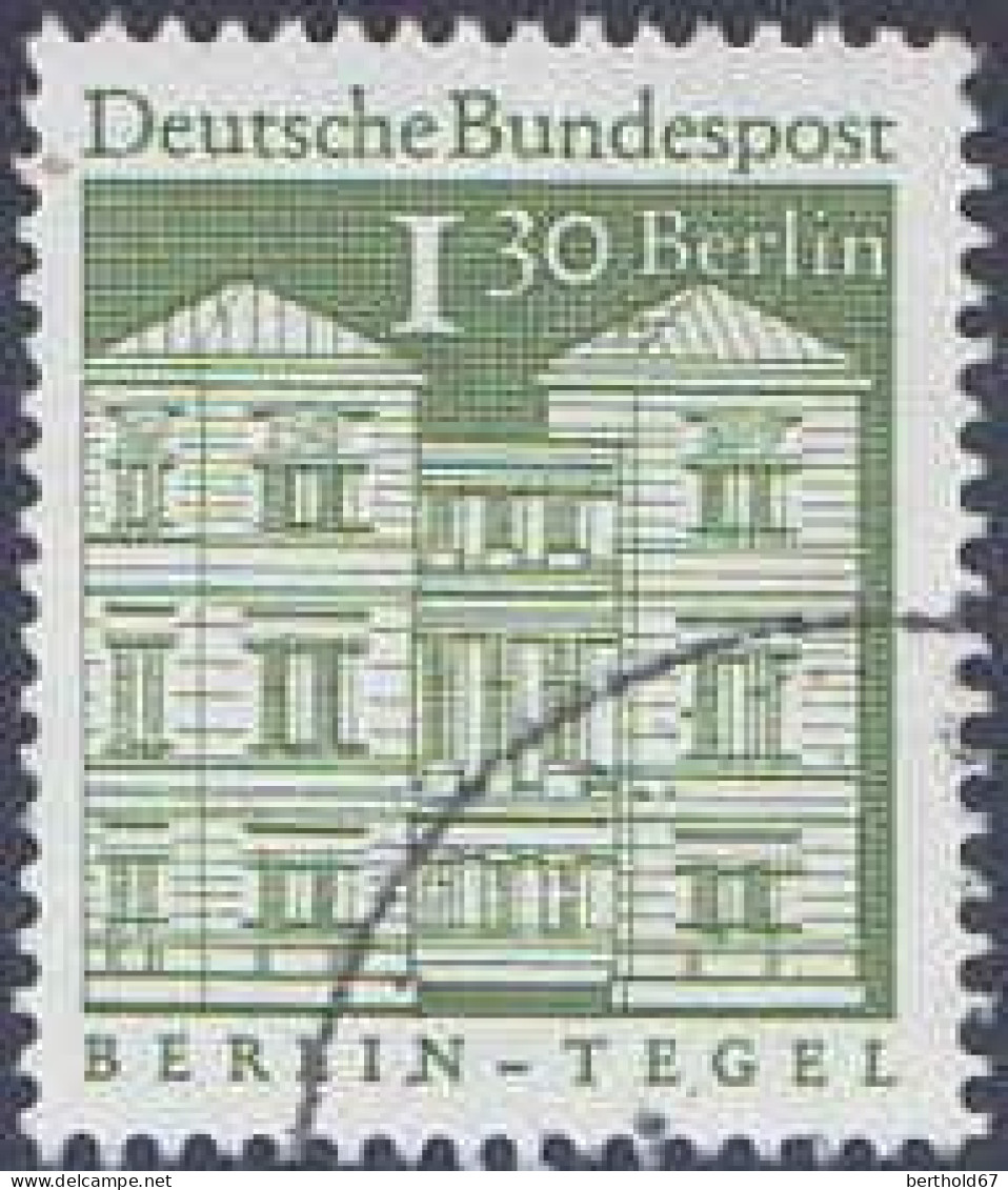 Berlin Poste Obl Yv:271/277A Edifices allemands (cachet rond)