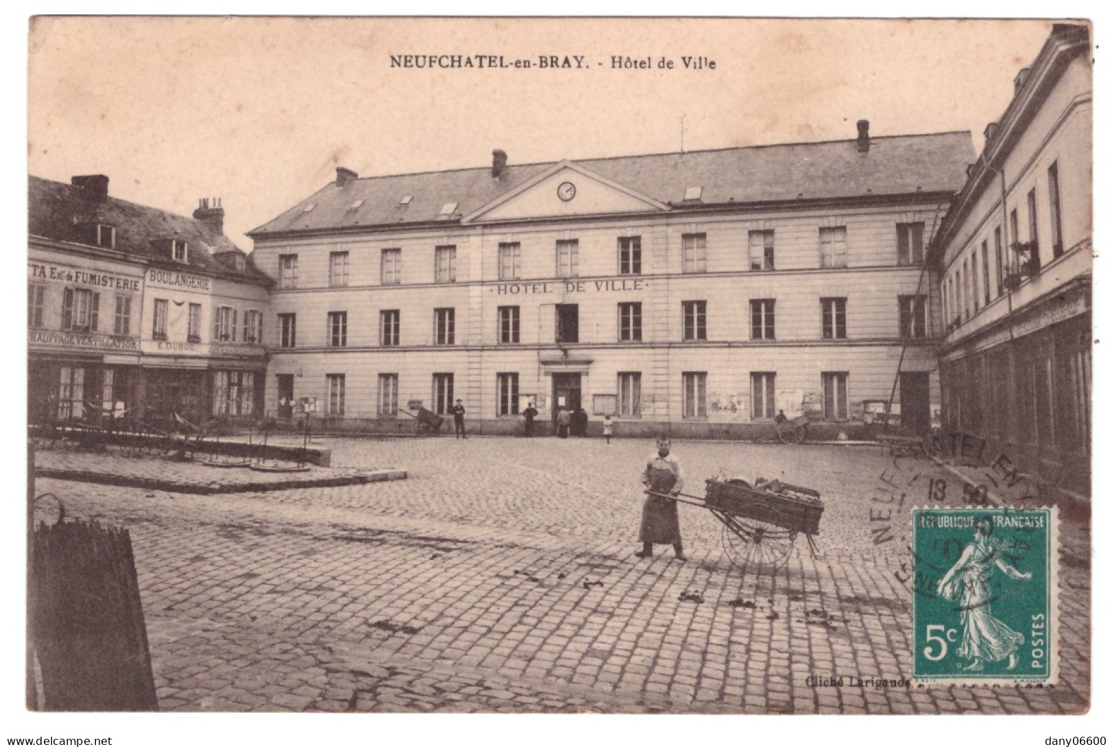 NEUFCHATEL EN BRAY - Hotel De Ville (carte Animée) - Neufchâtel En Bray