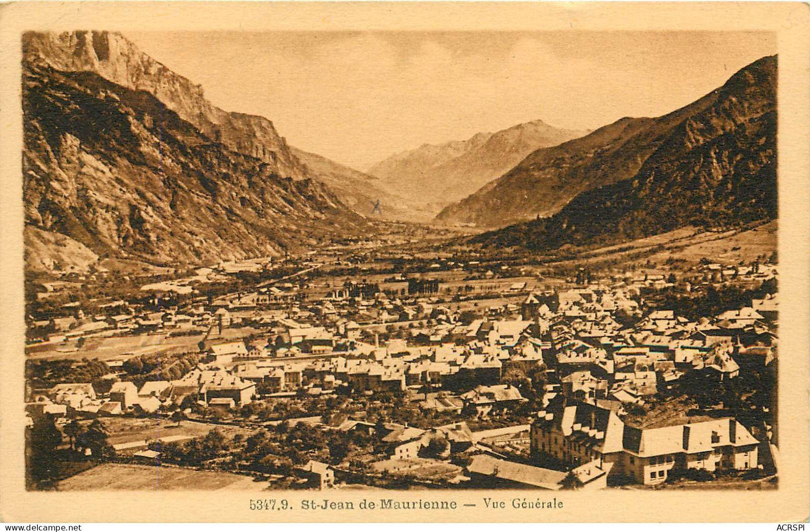 Saint Jean De Maurienne, Vue Generale (scan Recto-verso) KEVREN0103 - Saint Jean De Maurienne