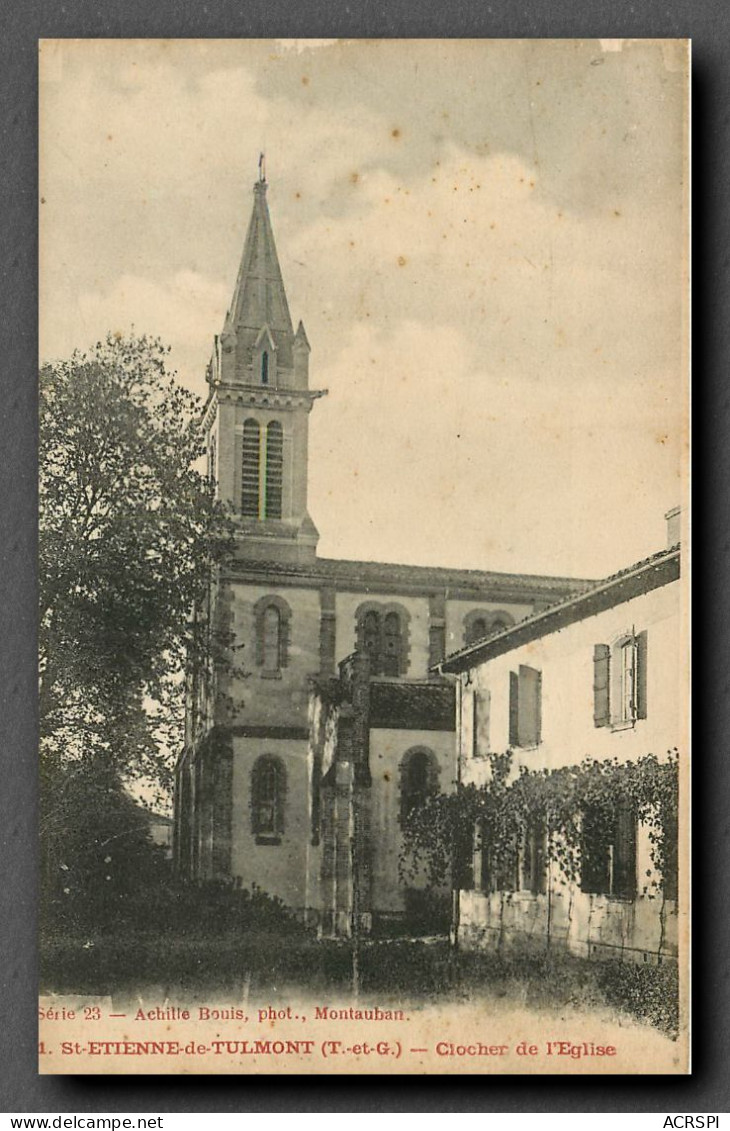 Saint Etienne De Tulmont, Clocher De L'Eglise (scan Recto-verso) KEVREN0152 - Saint Etienne De Tulmont