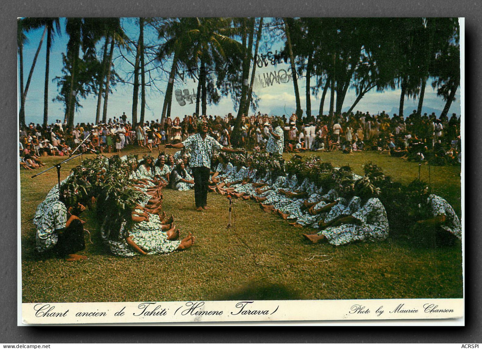  Tahiti, Himene Tarava, Chant Ancien (scan Recto-verso) KEVREN0145 - Polynésie Française