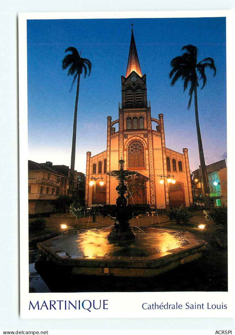 Martinique, Fort De France, Cathedrale Saint Louis, Nocturne 3 (scan Recto-verso) KEVREN0141 - Fort De France