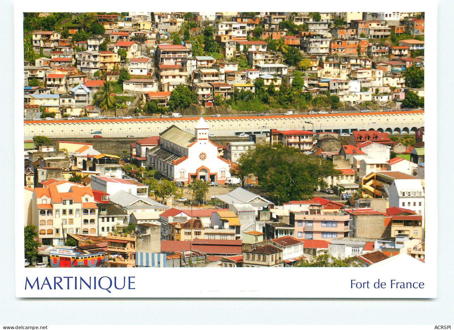 Martinique, Fort De France, Vue Generale 2 (scan Recto-verso) KEVREN0141 - Fort De France