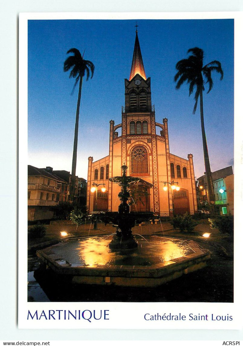 Martinique, Fort De France, Cathedrale Saint Louis, Nocturne 2 (scan Recto-verso) KEVREN0141 - Fort De France