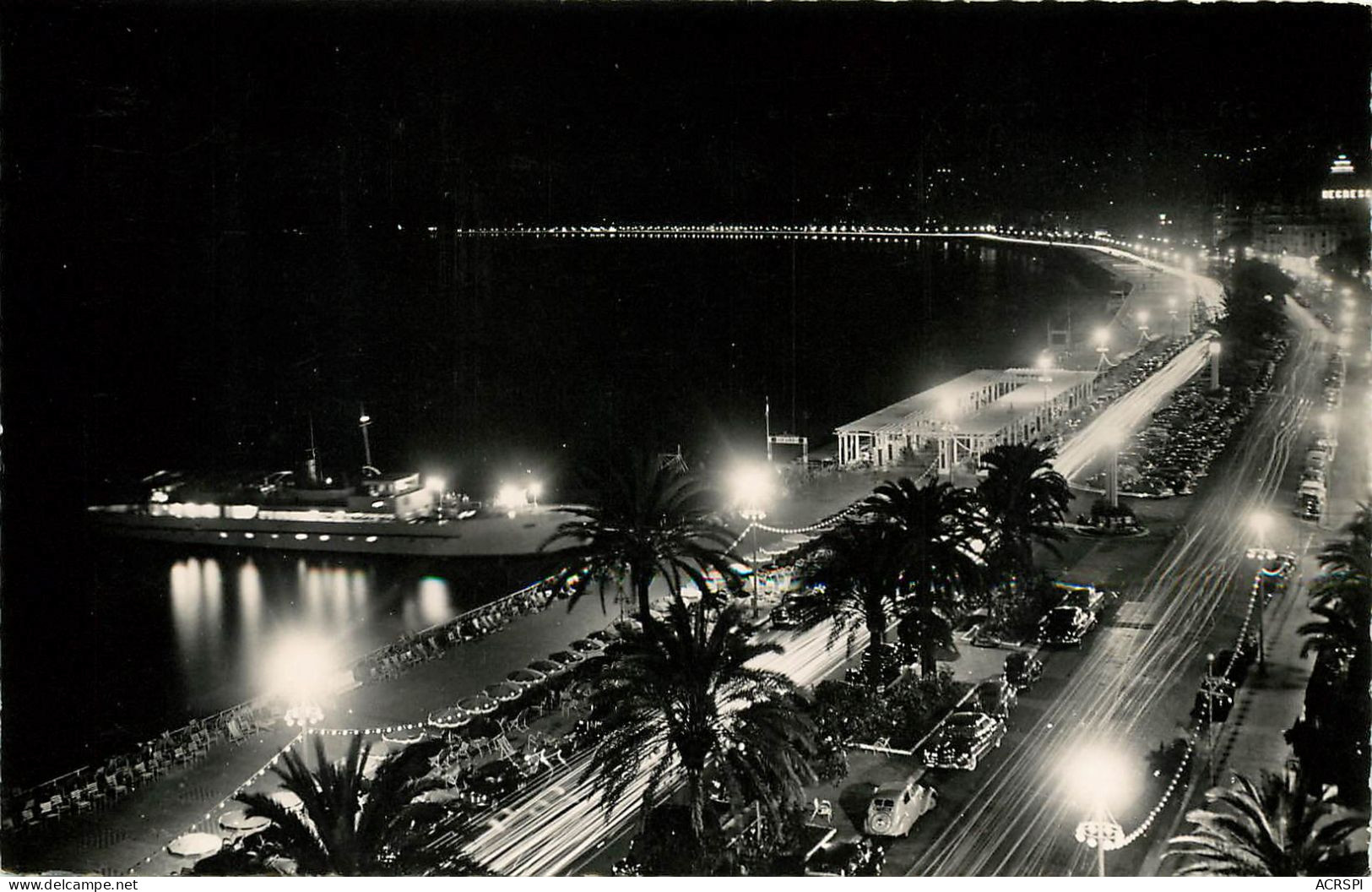 Nice, Promenade Des Anglais La Nuit, Le Gallus (scan Recto-verso) KEVREN0136 - Nice By Night