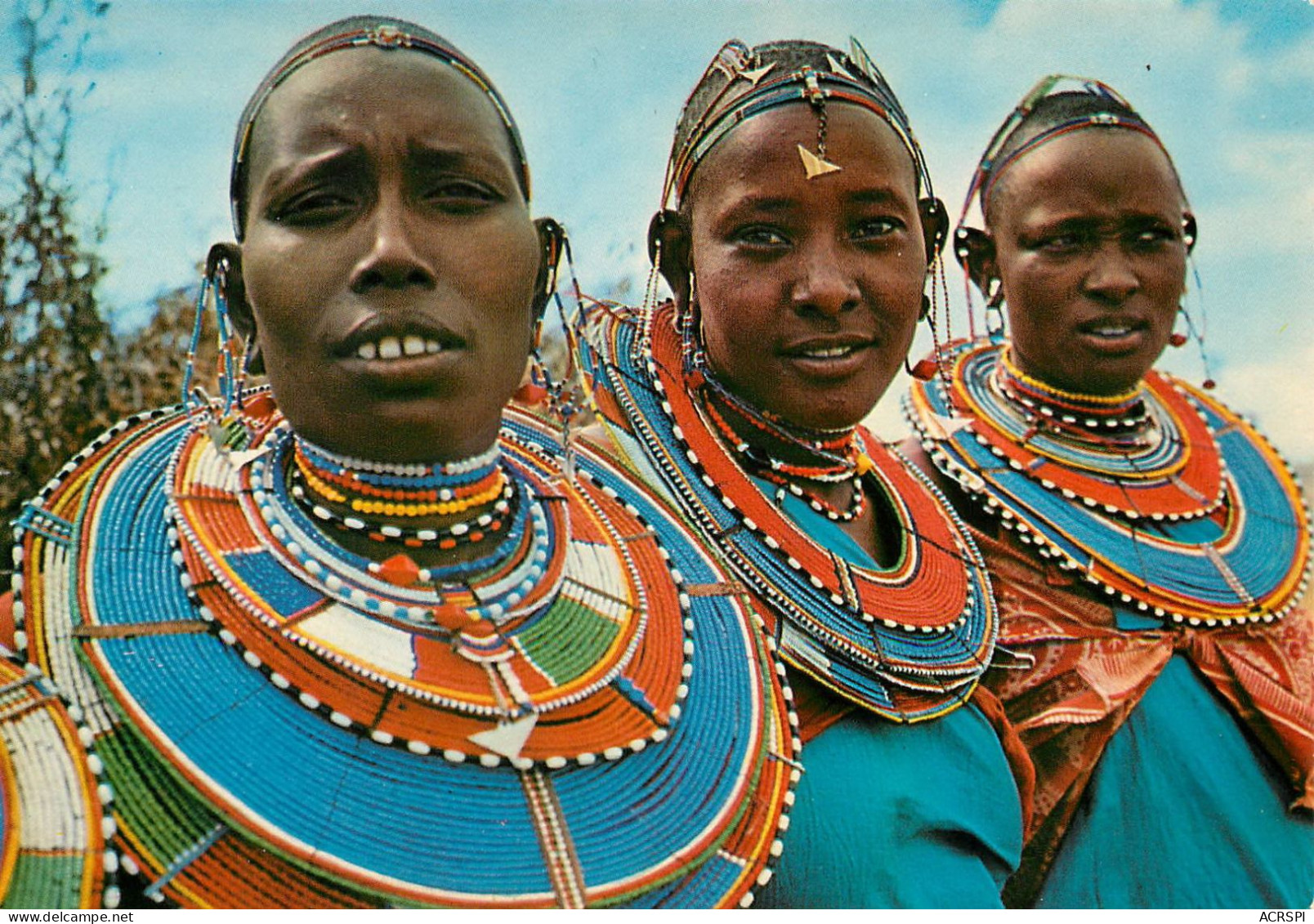 AFRIQUE KENYA MASAI Woman Bijoux 3 Femmes  Ed Kenya Stationers Ph Dino Sassi (scan Recto-verso) KEVREN0175 - Kenya