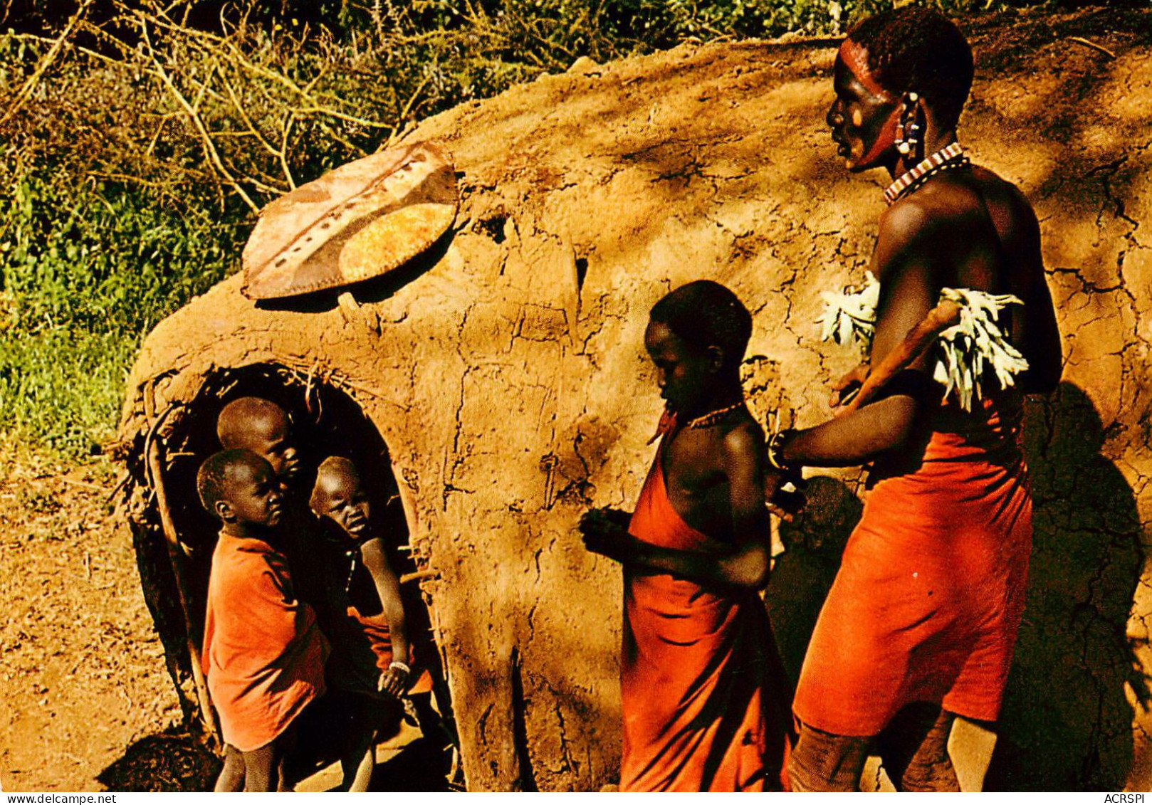 AFRIQUE KENYA MASAI FAMILY Famille Maison Tribu Ed Kenya Stationers Ph Dino Sassi (scan Recto-verso) KEVREN0175 - Kenya