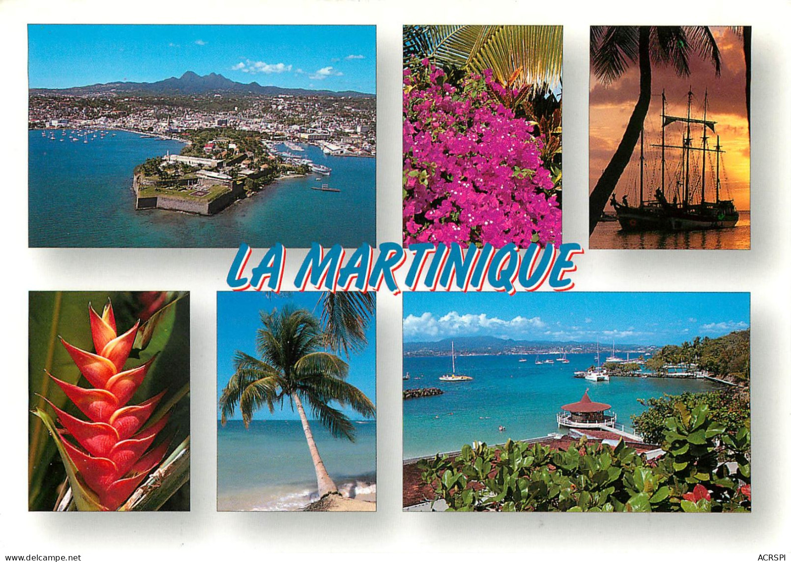 Martinique Paysages Et Fleurs M183 ED Grand Sud  (scan Recto-verso) KEVREN0169 - Fort De France
