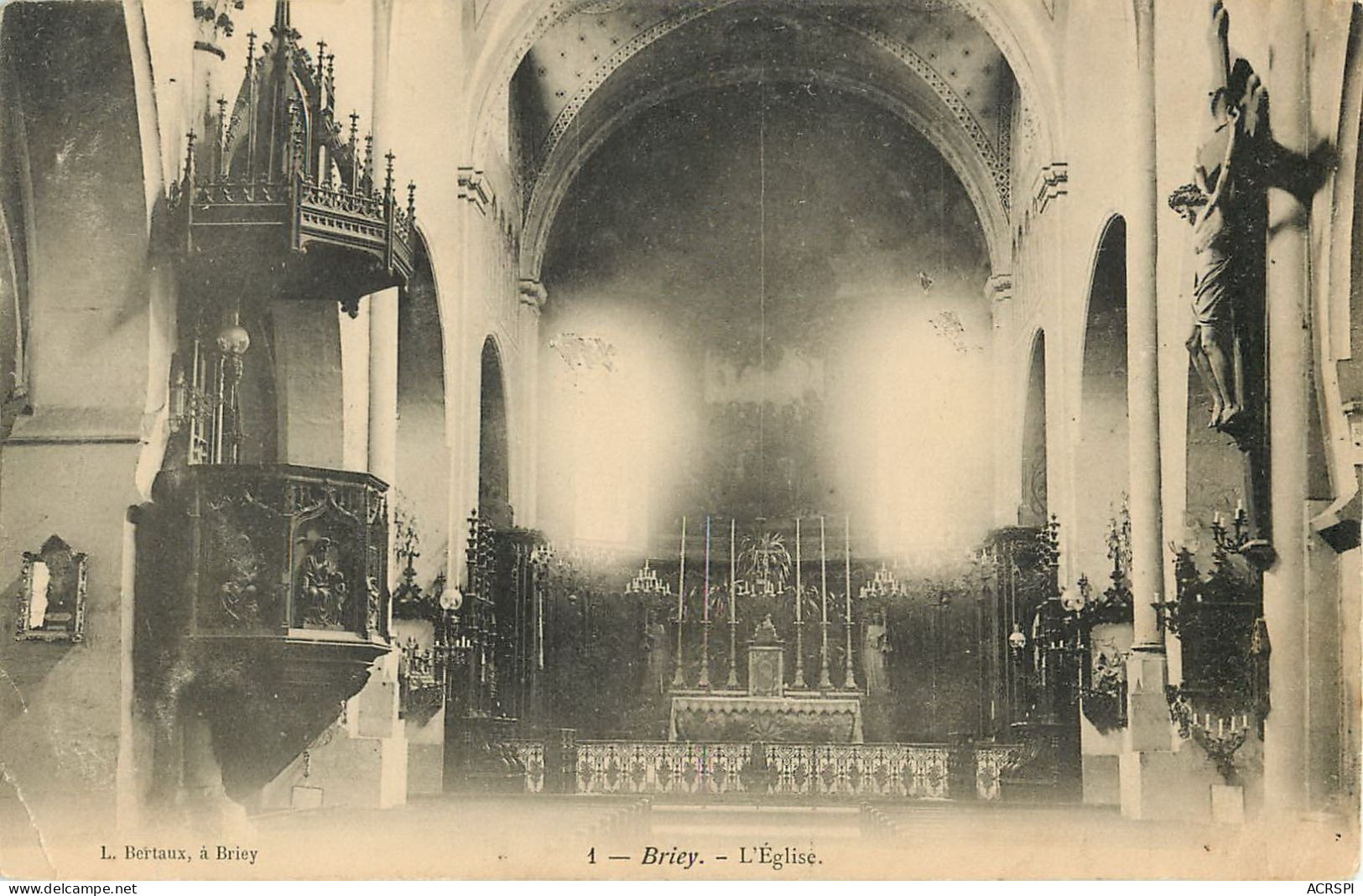 Briey Eglise   (scan Recto-verso) KEVREN0167 - Briey