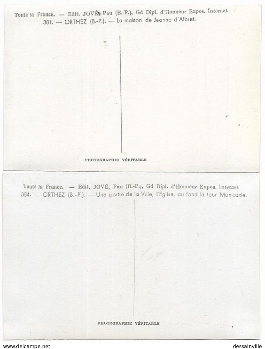 ORTHEZ - 2 Cartes - Orthez