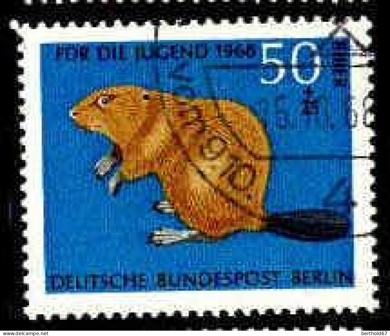 Berlin Poste Obl Yv:294 Mi:319 Für Die Jugend Biber (TB Cachet Rond) - Used Stamps