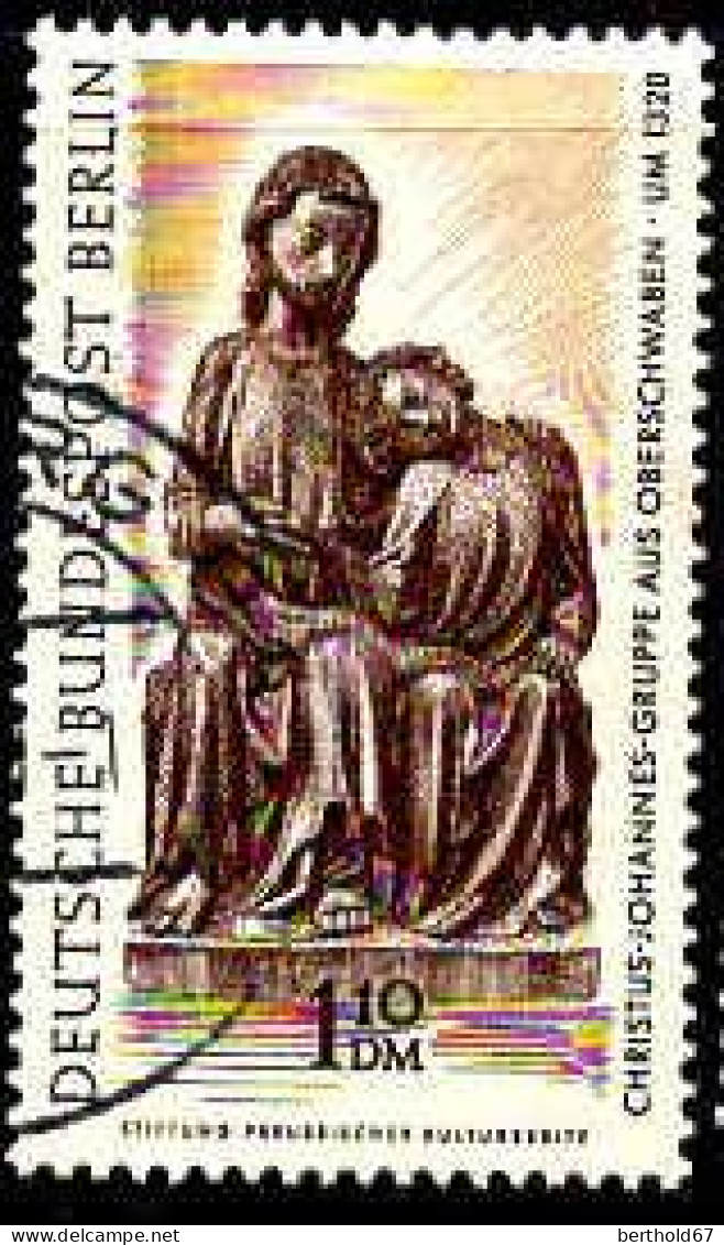 Berlin Poste Obl Yv:283 Mi:308 Christus-Johannes-Gruppe (Beau Cachet Rond) - Oblitérés