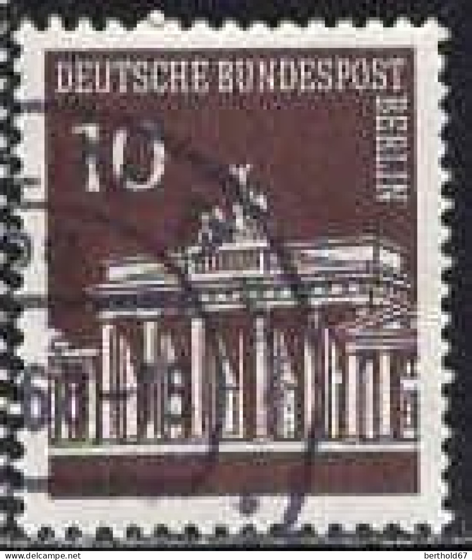 Berlin Poste Obl Yv:257 Mi:286 Brandenburgertor Berlin (Beau Cachet Rond) - Usati