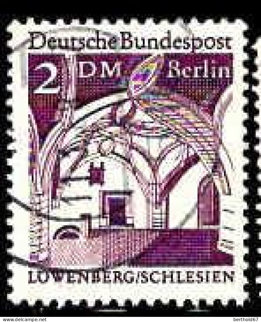 Berlin Poste Obl Yv:252 Mi:285 Rathaus Löwenberg Schlesien (Beau Cachet Rond) - Usados