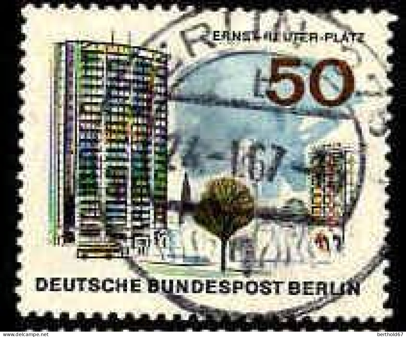 Berlin Poste Obl Yv:235 Mi:259 Ernst-Reuter-Platz (TB Cachet Rond) - Oblitérés