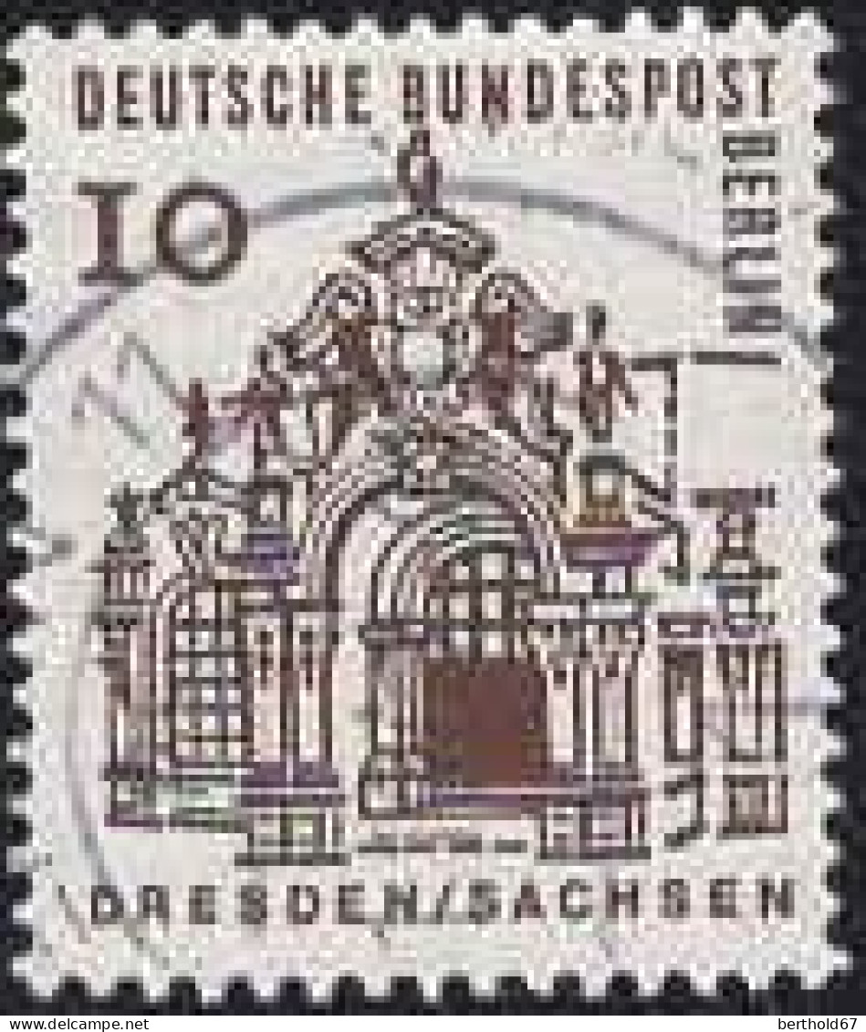 Berlin Poste Obl Yv:219 Mi:242 Pavillon Des Remparts Dresden (Beau Cachet Rond) - Used Stamps