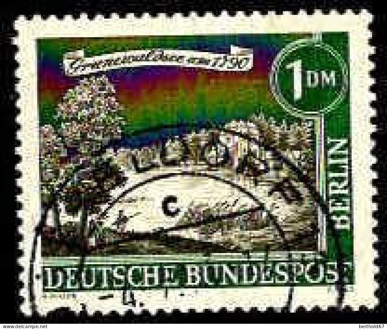 Berlin Poste Obl Yv:207 Mi:229 Grünewaldsee Um 1790 (TB Cachet Rond) - Usados