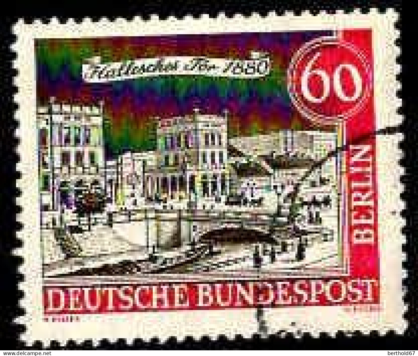 Berlin Poste Obl Yv:203 Mi:225 Hallesches Tor 1880 (cachet Rond) - Used Stamps