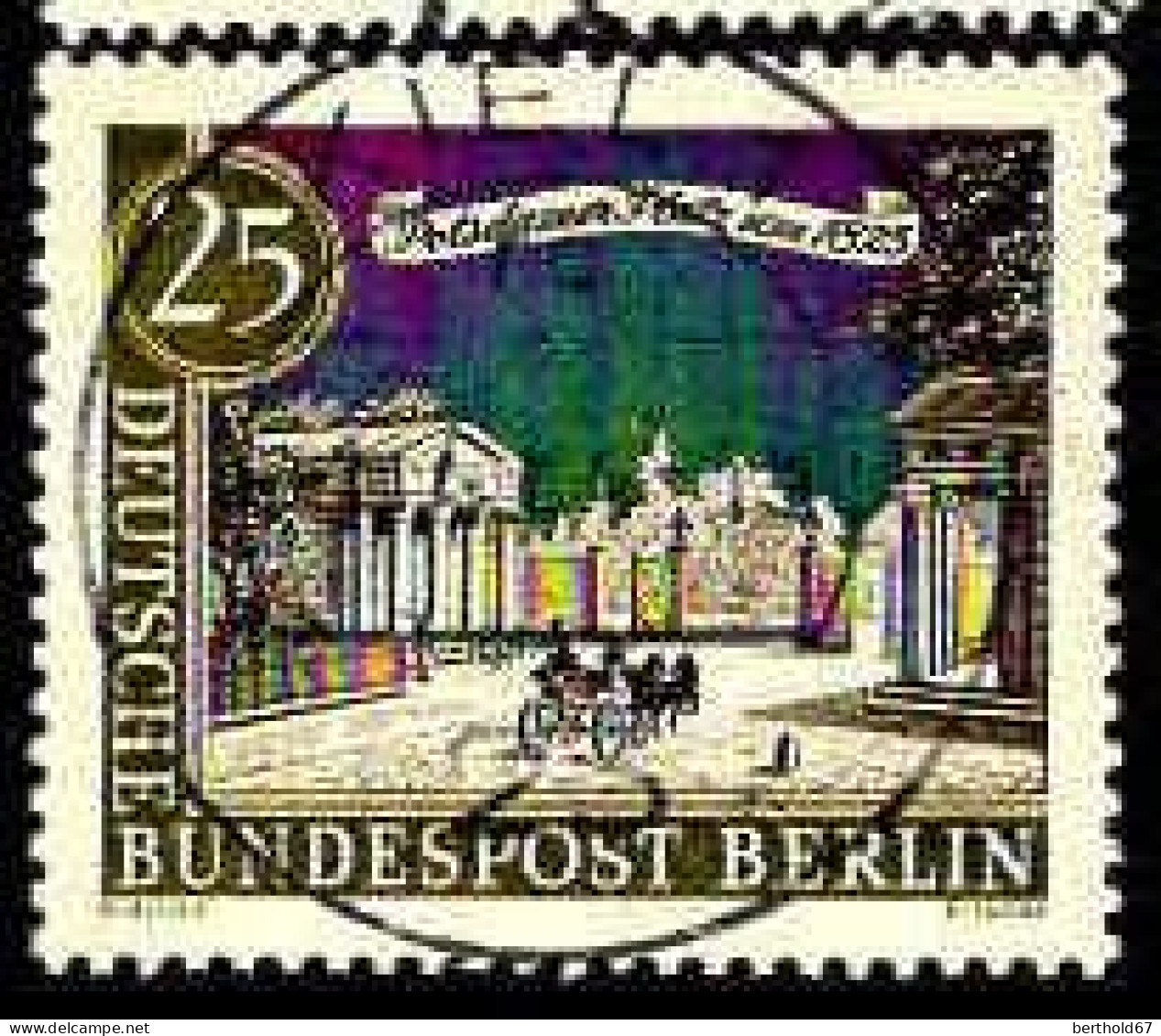 Berlin Poste Obl Yv:200 Mi:222 Potsdamer Platz Um 1825 (TB Cachet Rond) - Gebraucht