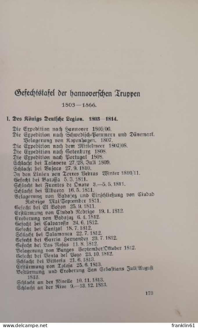 Nec aspera terrent! Eine Heereskunde der hannoverschen Armee und ihrer Stammtruppenteile von 1803 bis 1866. Ba