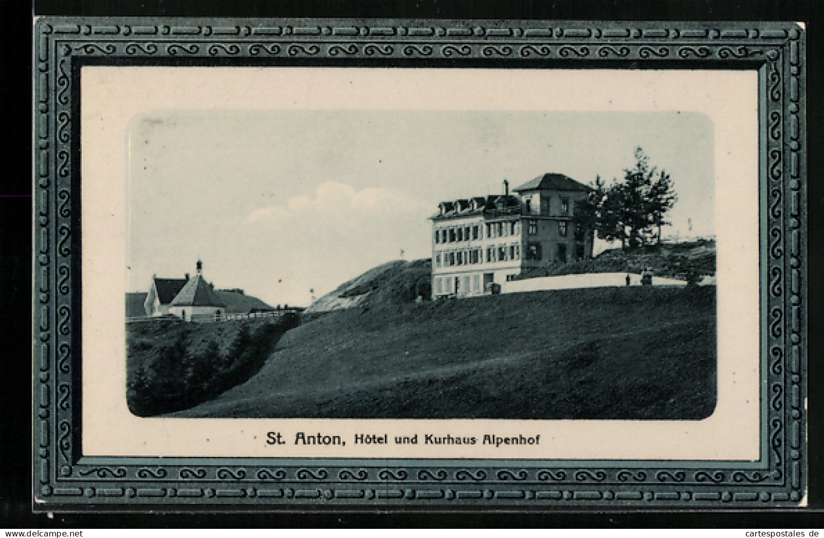 AK St. Anton, Hotel Und Kurhaus Alpenhof  - St. Anton