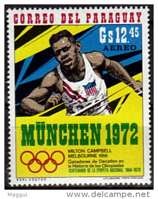 PARAGUAY  PA 559  * *   Jo 1972  Course - Leichtathletik