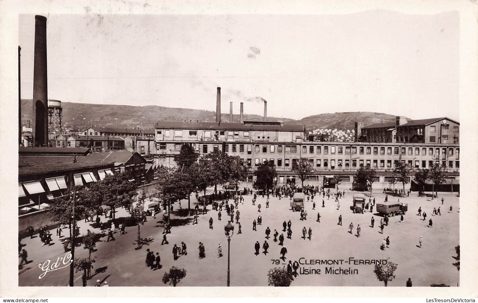 FRANCE - Clermont Ferrand - Vue Sur L'usine Michelin - Vue Générale - Animé - Carte Postale Ancienne - Clermont Ferrand