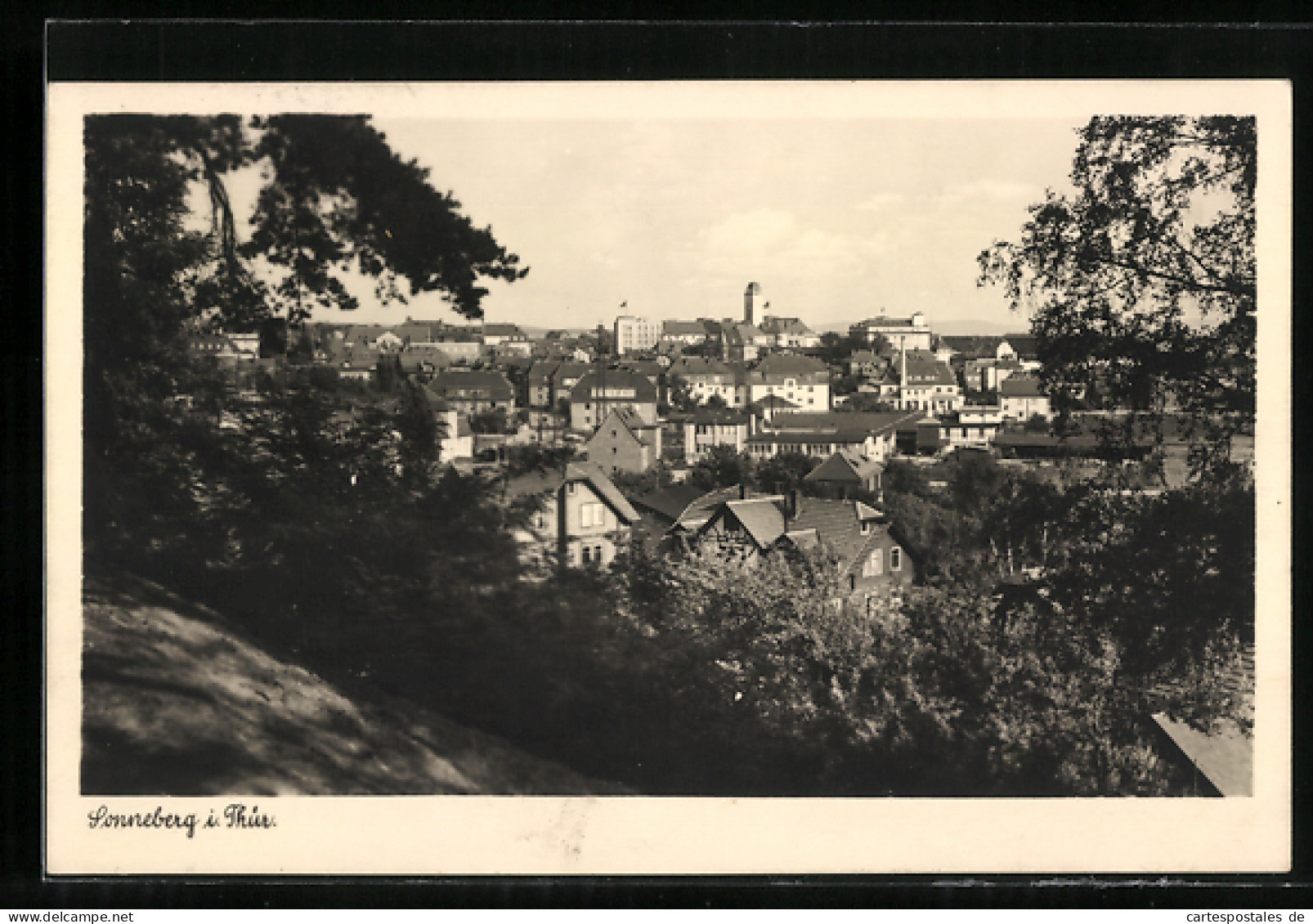 AK Sonneberg I. Thür., Teilansicht  - Sonneberg