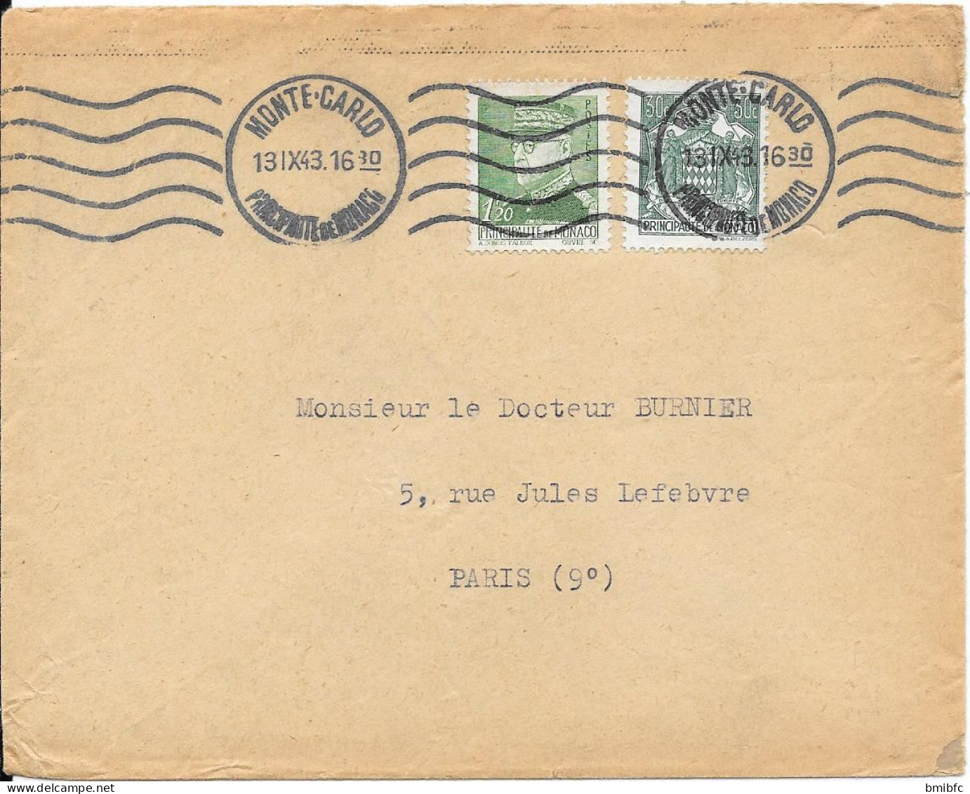 1943 Sur Lettre - Covers & Documents