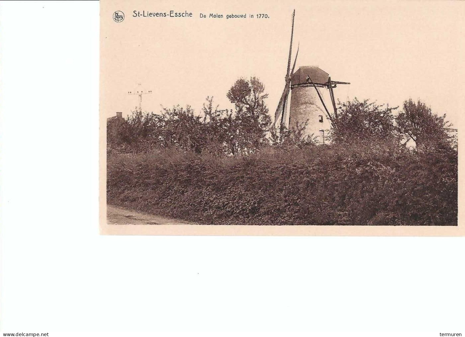 Sint-Lievens-Esse :De Molen Gebouwd In 1770 - Herzele