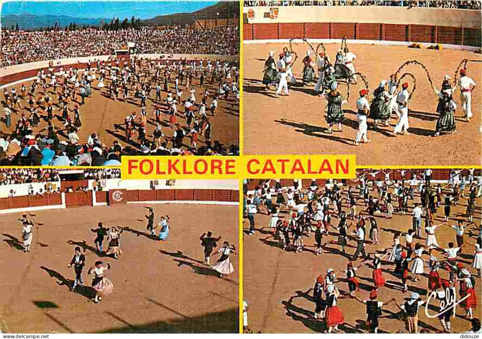 Folklore - Danses - Folklore Catalan - Multivues - La Sardane - CPM - Voir Scans Recto-Verso - Tänze