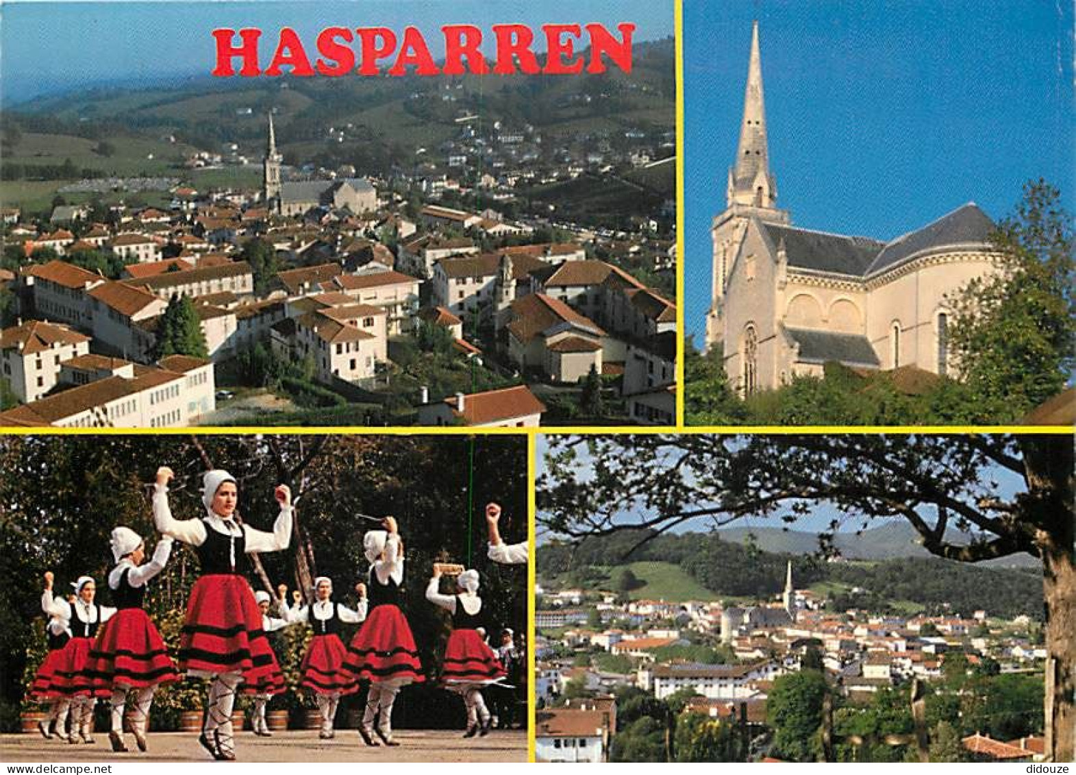 64 - Hasparren - Multivues - Folklore - Danse Basque - CPM - Voir Scans Recto-Verso - Hasparren
