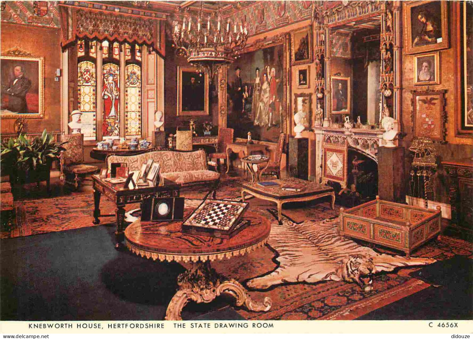 Angleterre - Knebworth House - The State Drawing Room - Hertfordshire - England - Royaume Uni - UK - United Kingdom - CP - Hertfordshire