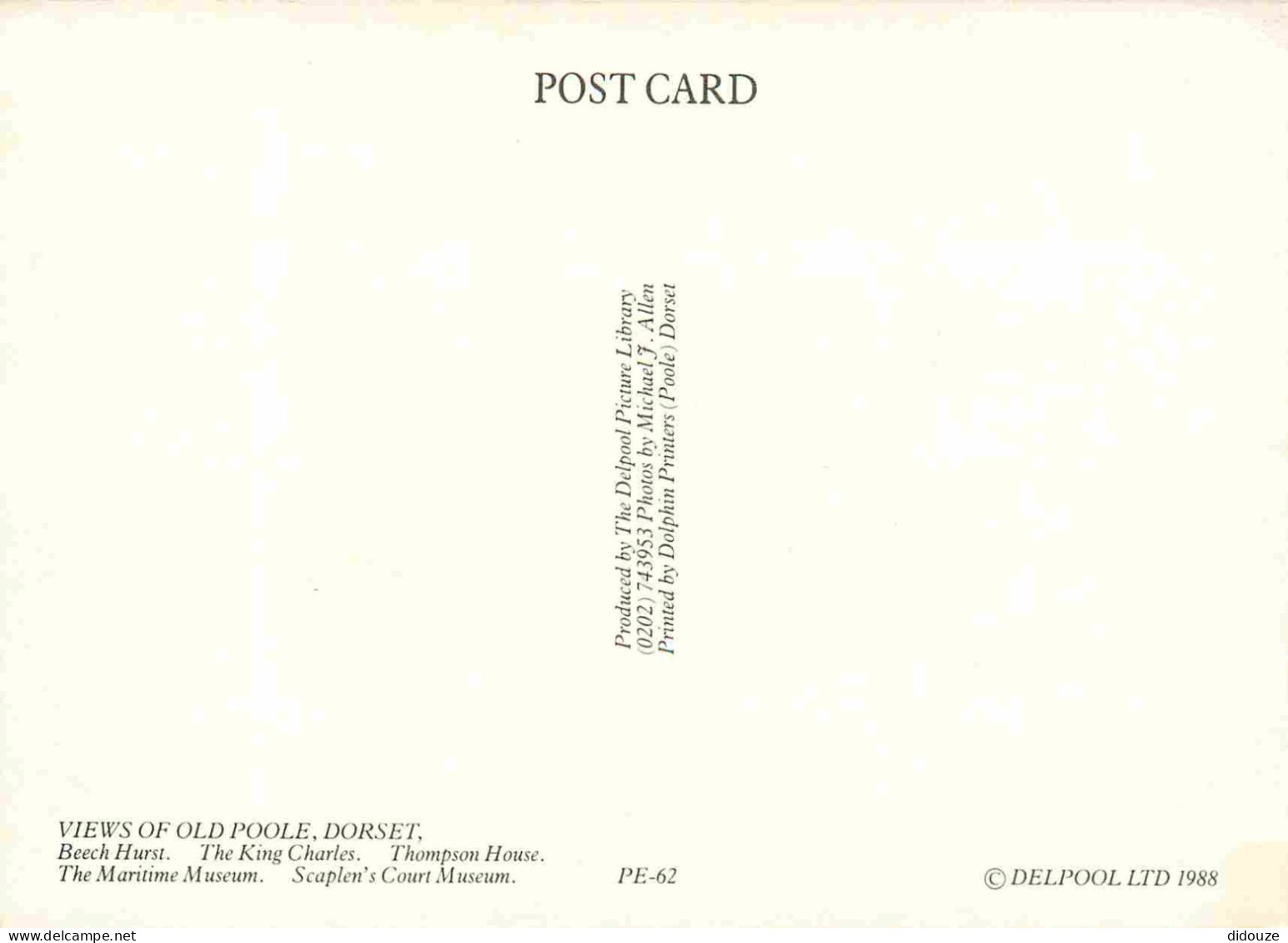 Angleterre - Poole - Old Poole - Multivues - Dorset - England - Royaume Uni - UK - United Kingdom - CPM - Carte Neuve -  - Other & Unclassified